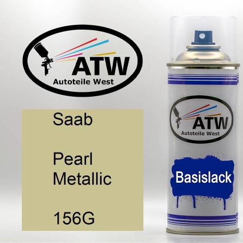 Saab, Pearl Metallic, 156G: 400ml Sprühdose, von ATW Autoteile West.